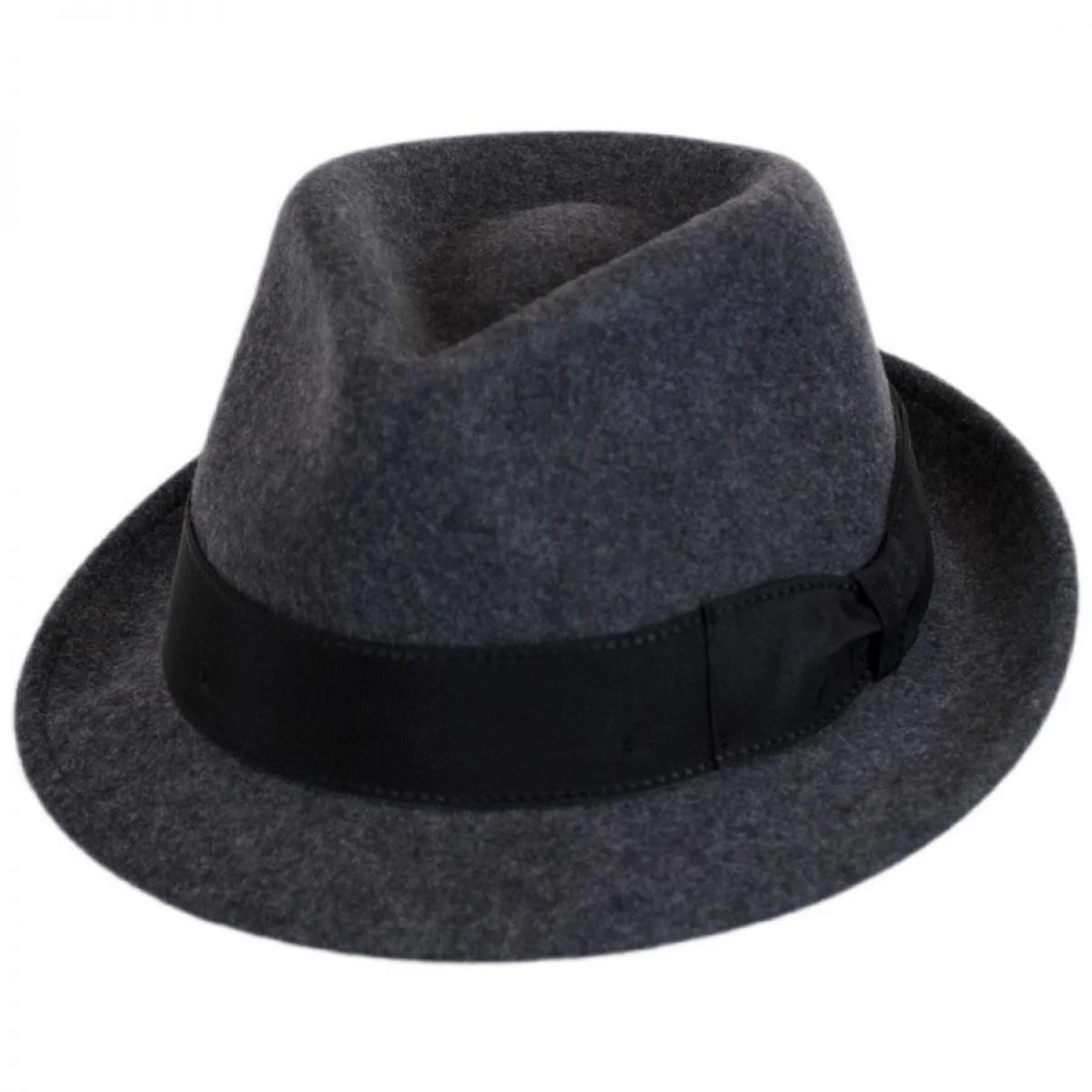 Teardrop Wool Felt Trilby Fedora Hat - Image 9