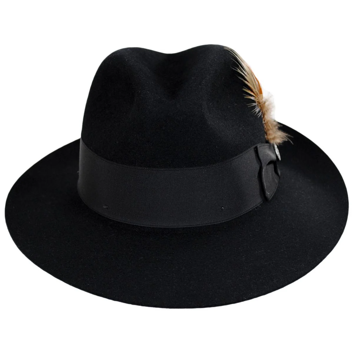 Temple Fur Felt Fedora Hat - Image 3