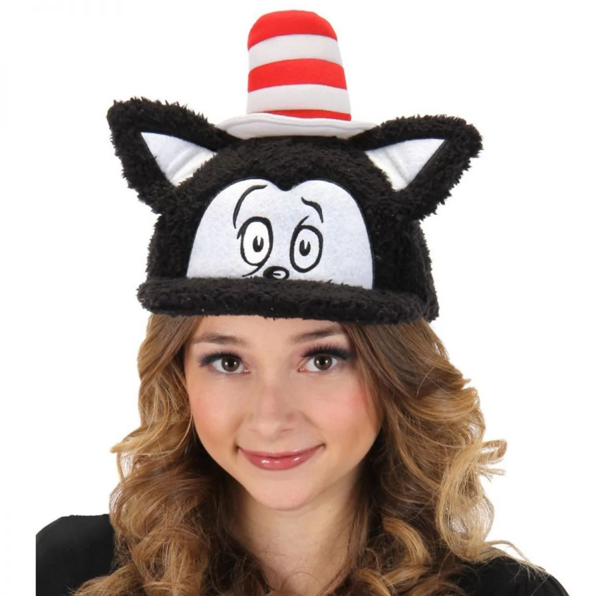 The Cat in the Hat Fuzzy Baseball Cap - Image 3