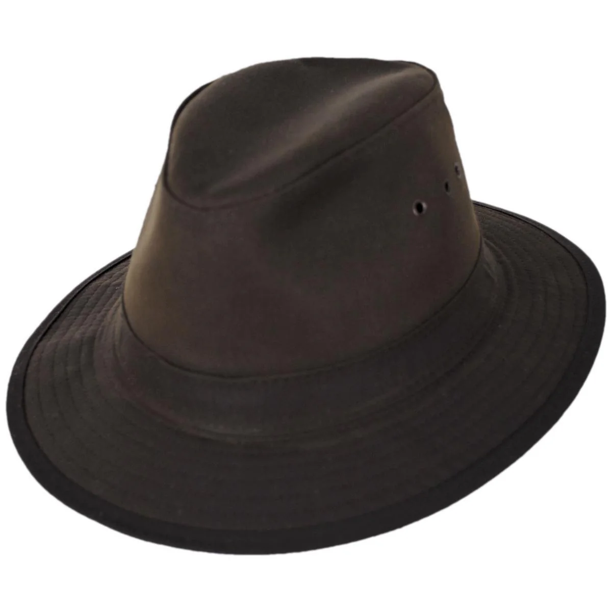 The Milford Wax Cotton Fedora Hat - Image 2