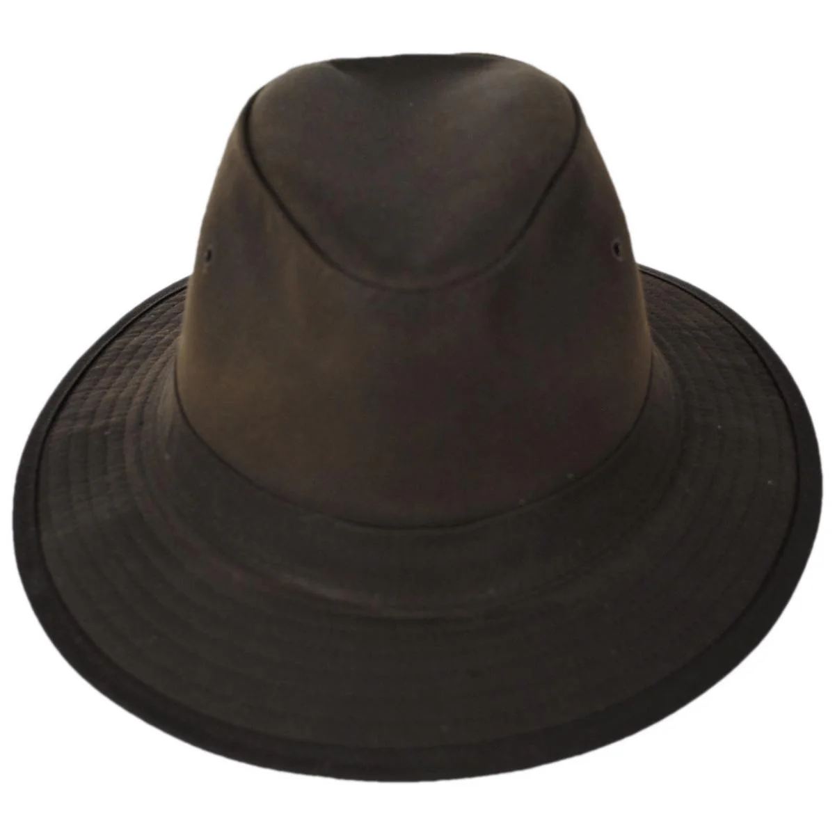 The Milford Wax Cotton Fedora Hat - Image 3