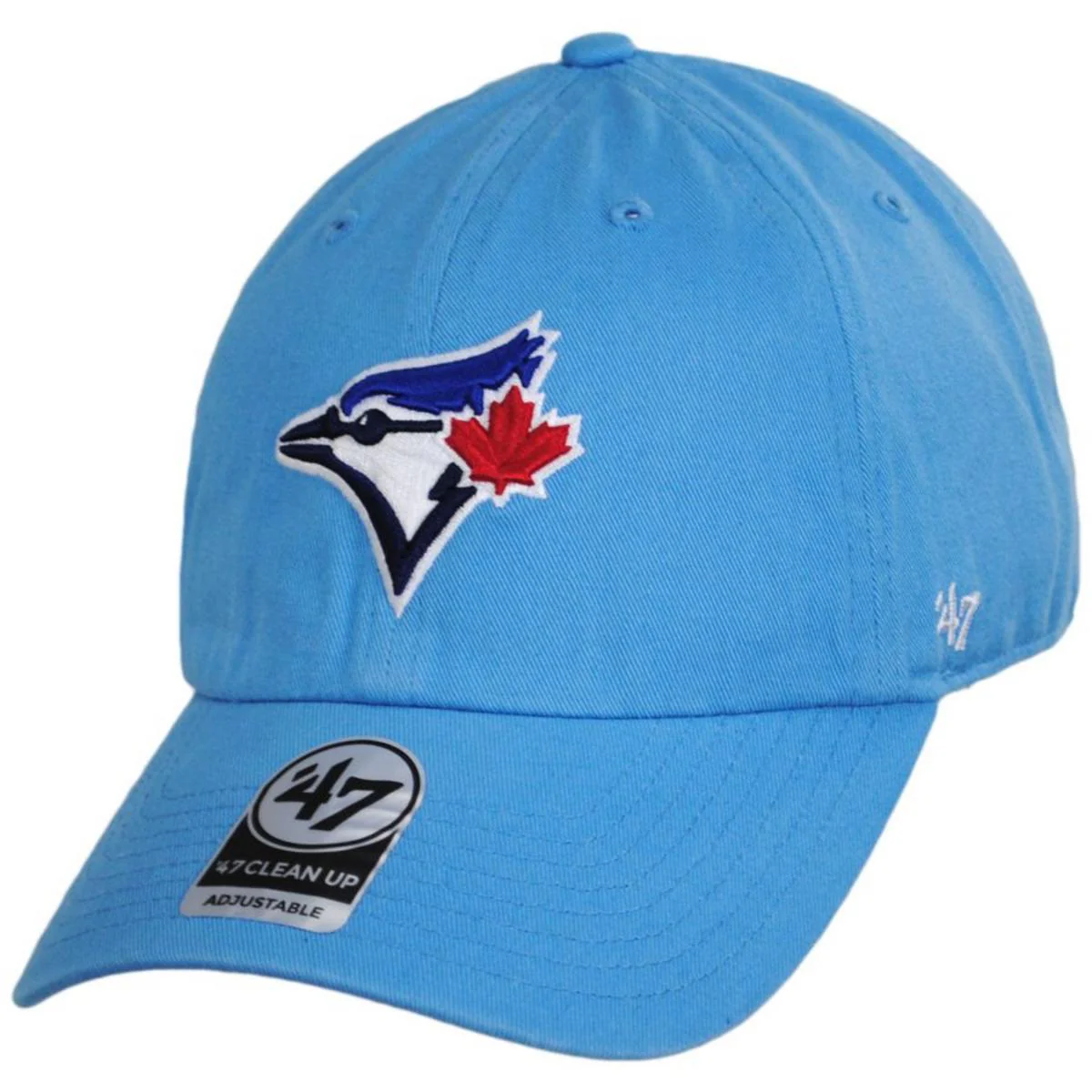 Toronto Blue Jays MLB Clean Up Strapback Baseball Cap Dad Hat - Image 3