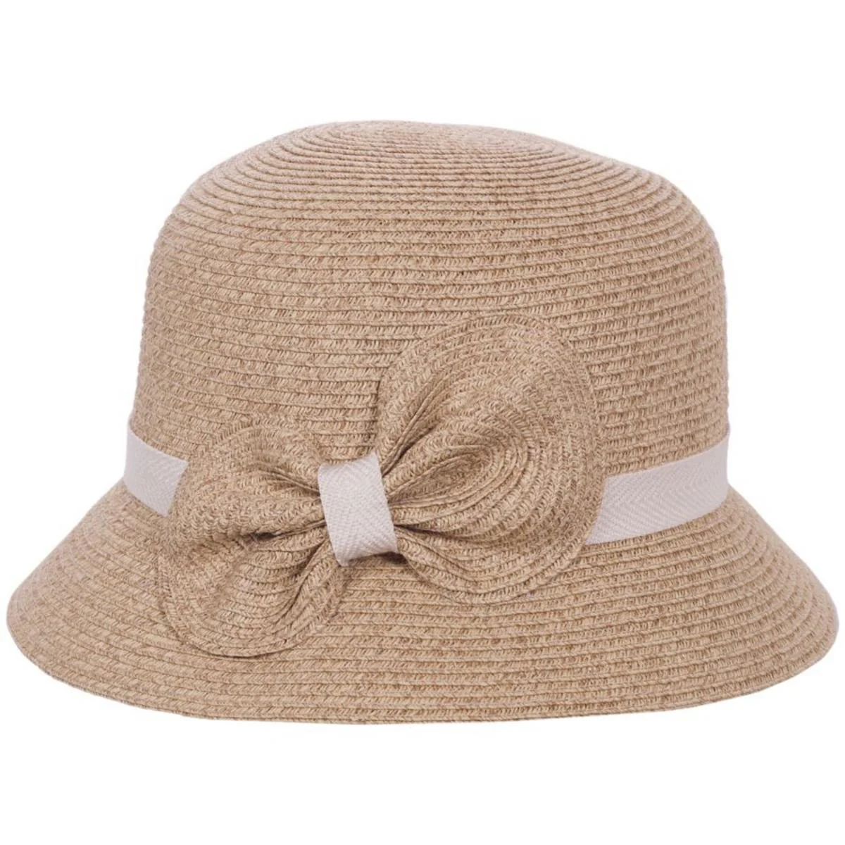 Toyo Straw Bow Cloche Hat - Made to Order - Image 5