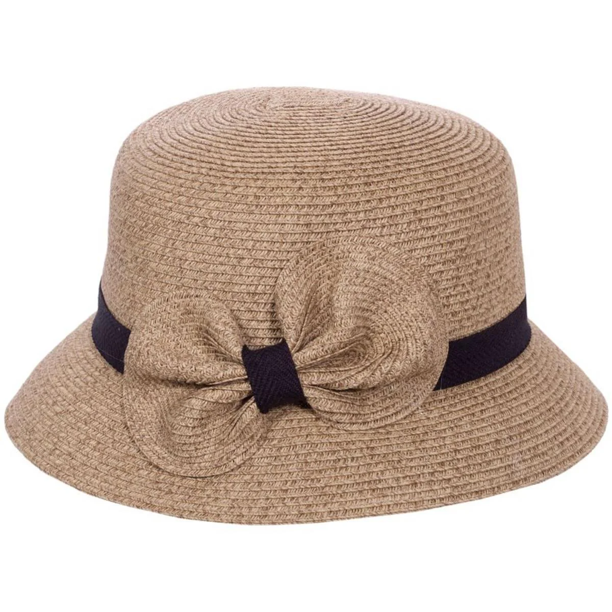 Toyo Straw Bow Cloche Hat - Made to Order - Image 6