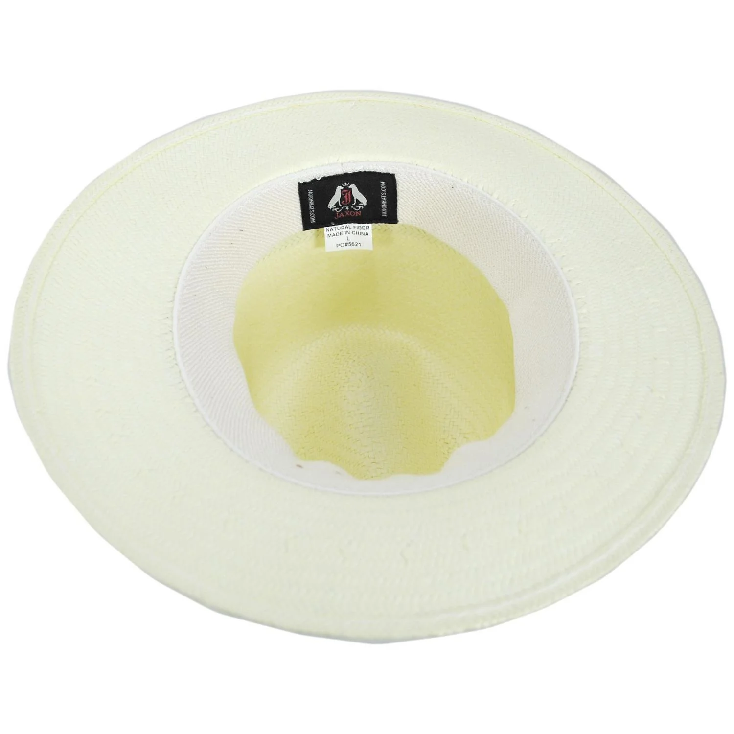 Toyo Straw Safari Fedora Hat - Khaki Band - Image 6