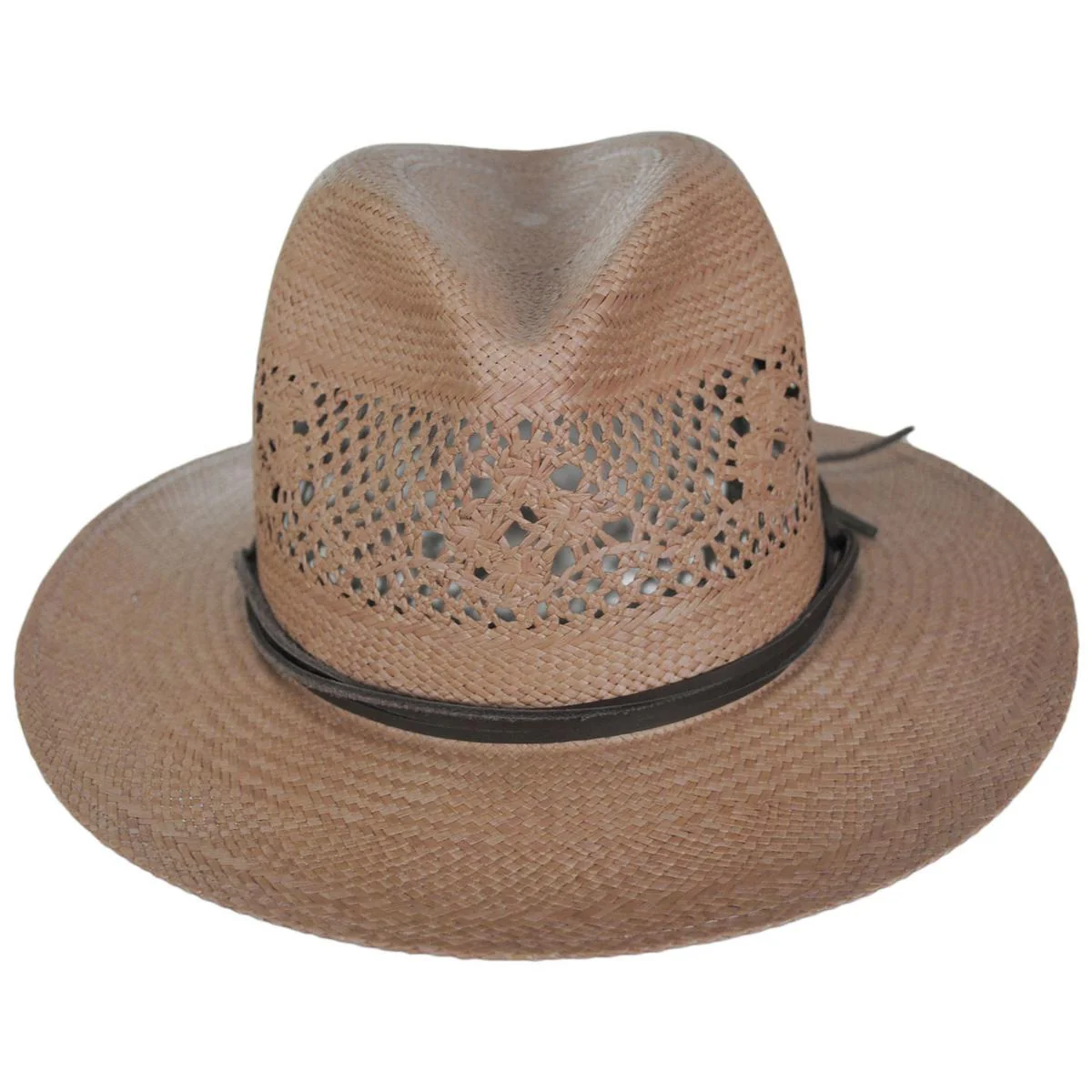 Trappe Panama Straw Fedora Hat - Image 2