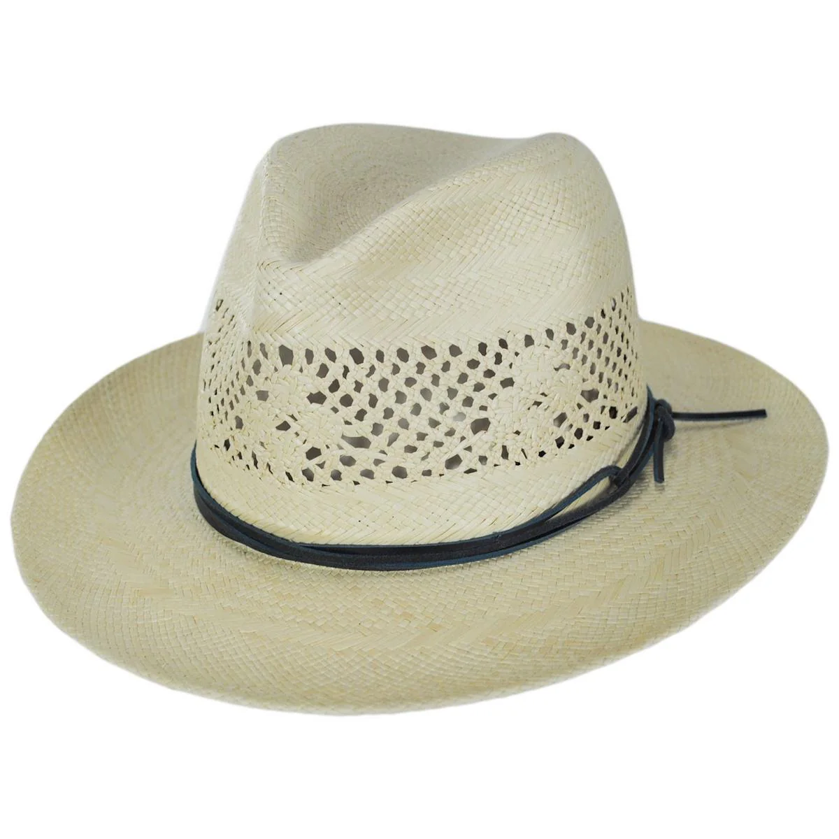Trappe Panama Straw Fedora Hat - Image 5