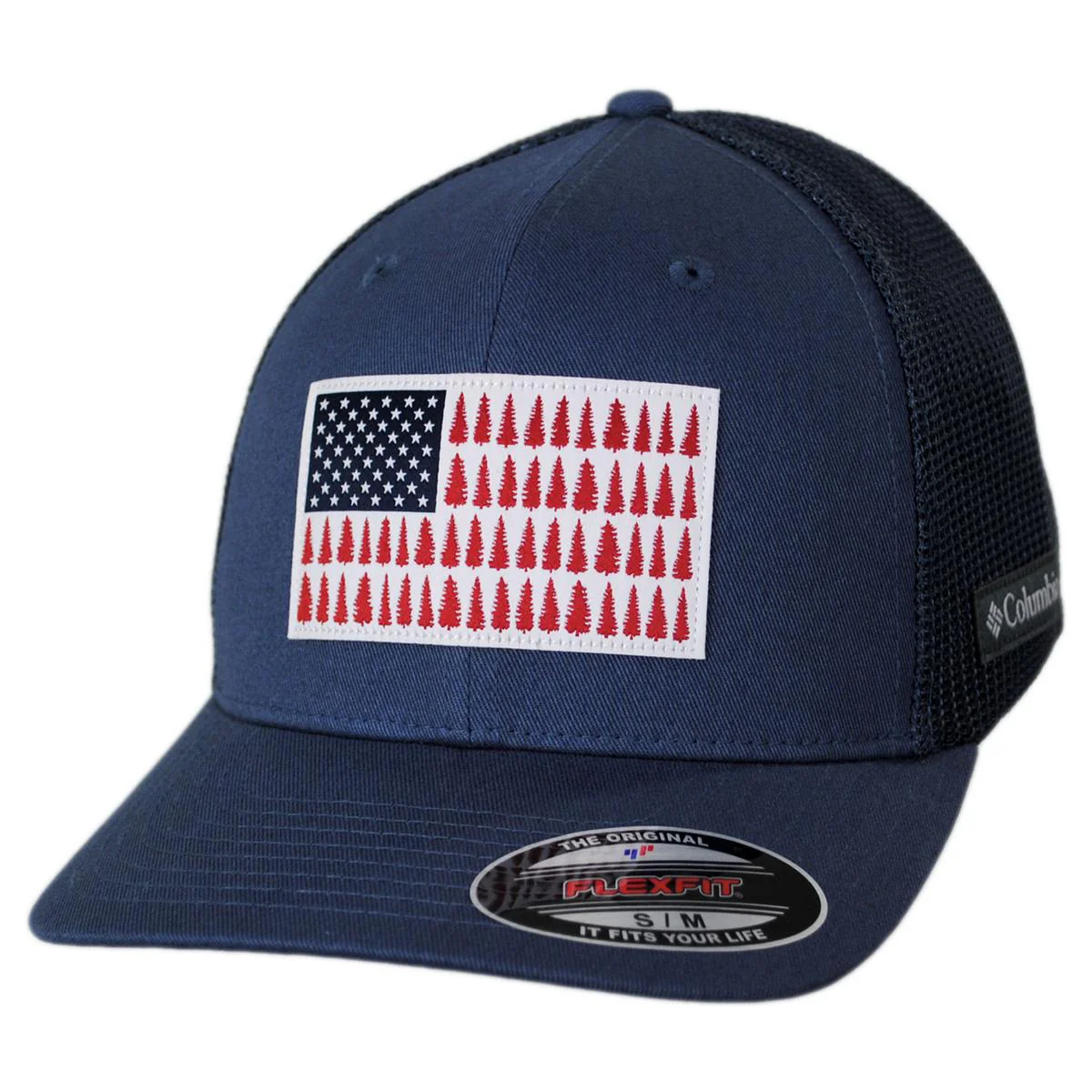 Tree Flag Mesh Flexfit Fitted Baseball Cap - Image 10