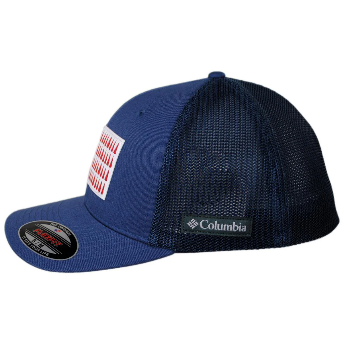 Tree Flag Mesh Flexfit Fitted Baseball Cap - Image 12