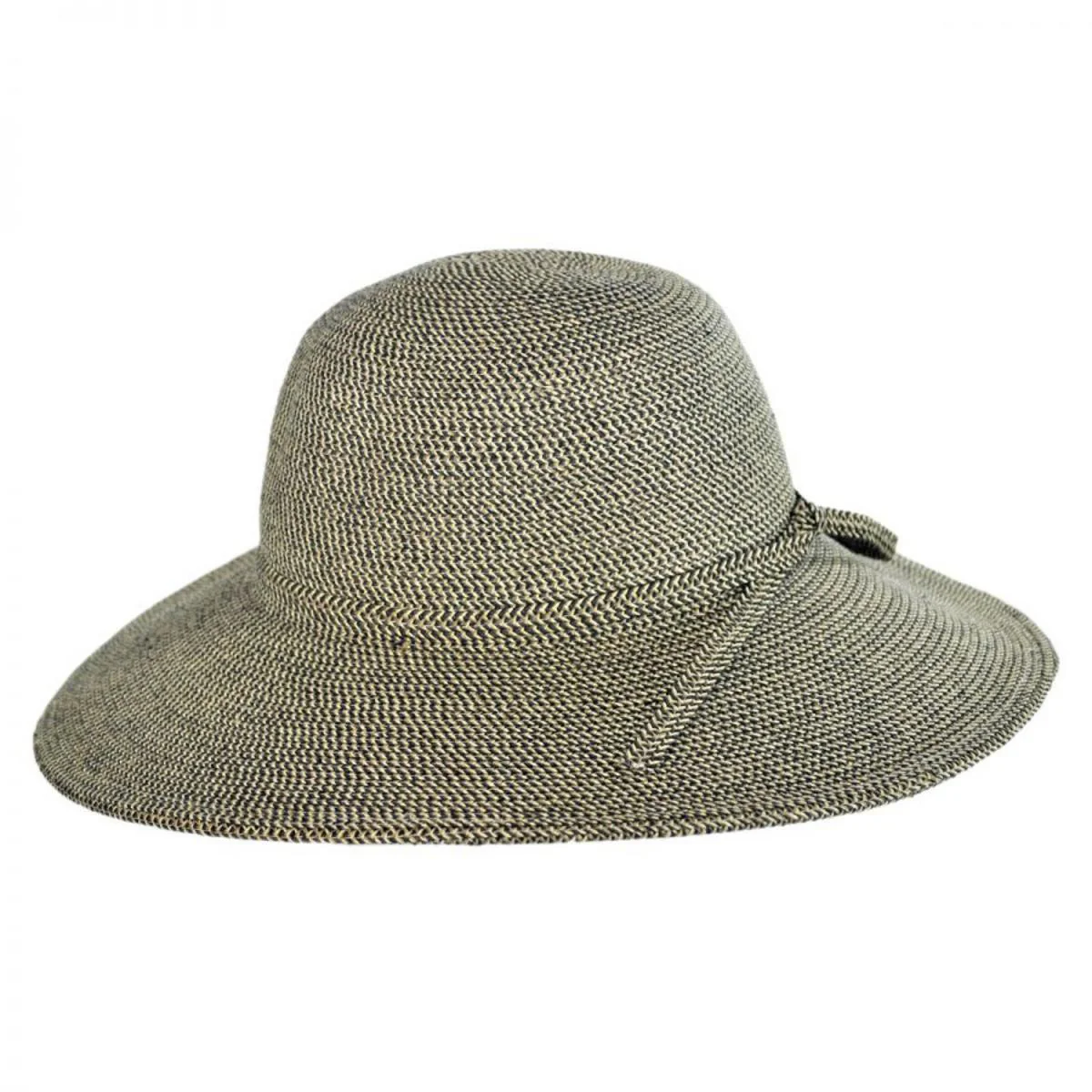 Tweed Toyo Straw Blend Floppy Sun Hat - Image 5