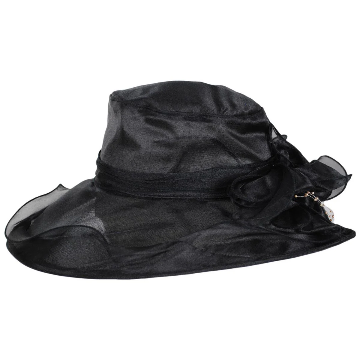 Twilight Organza Lampshade Dress Hat - Image 5