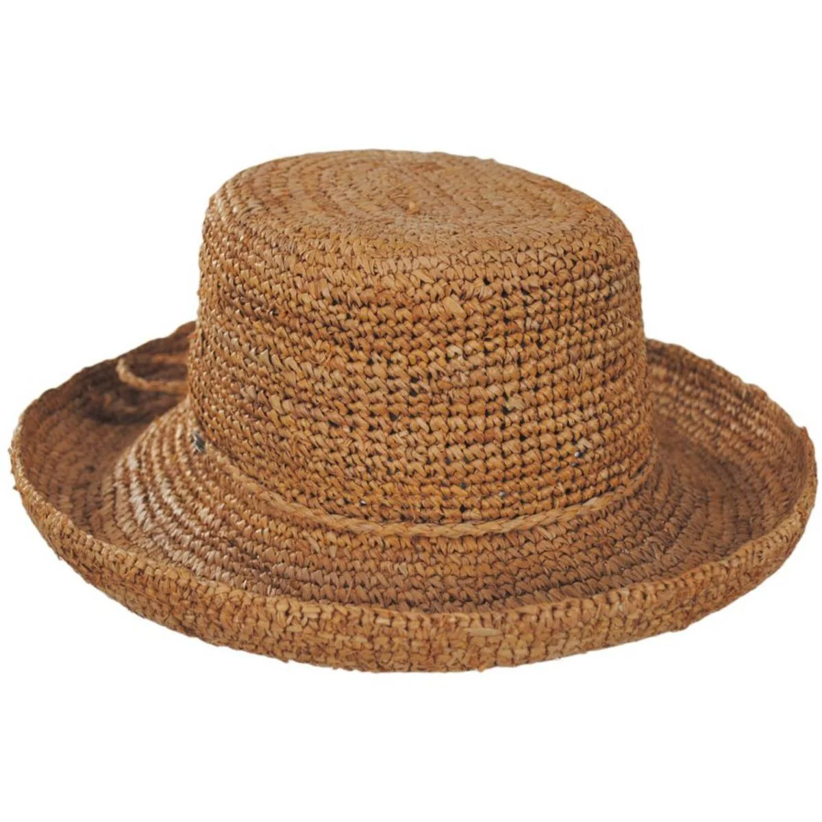 Twisted Raffia Straw Boater Hat - Image 4