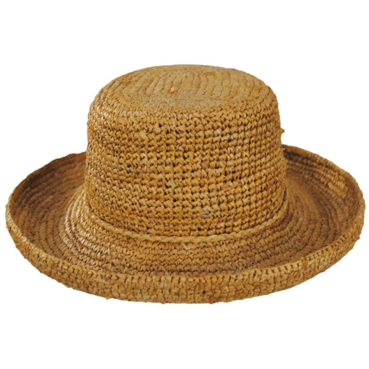 Twisted Raffia Straw Boater Hat - Image 5