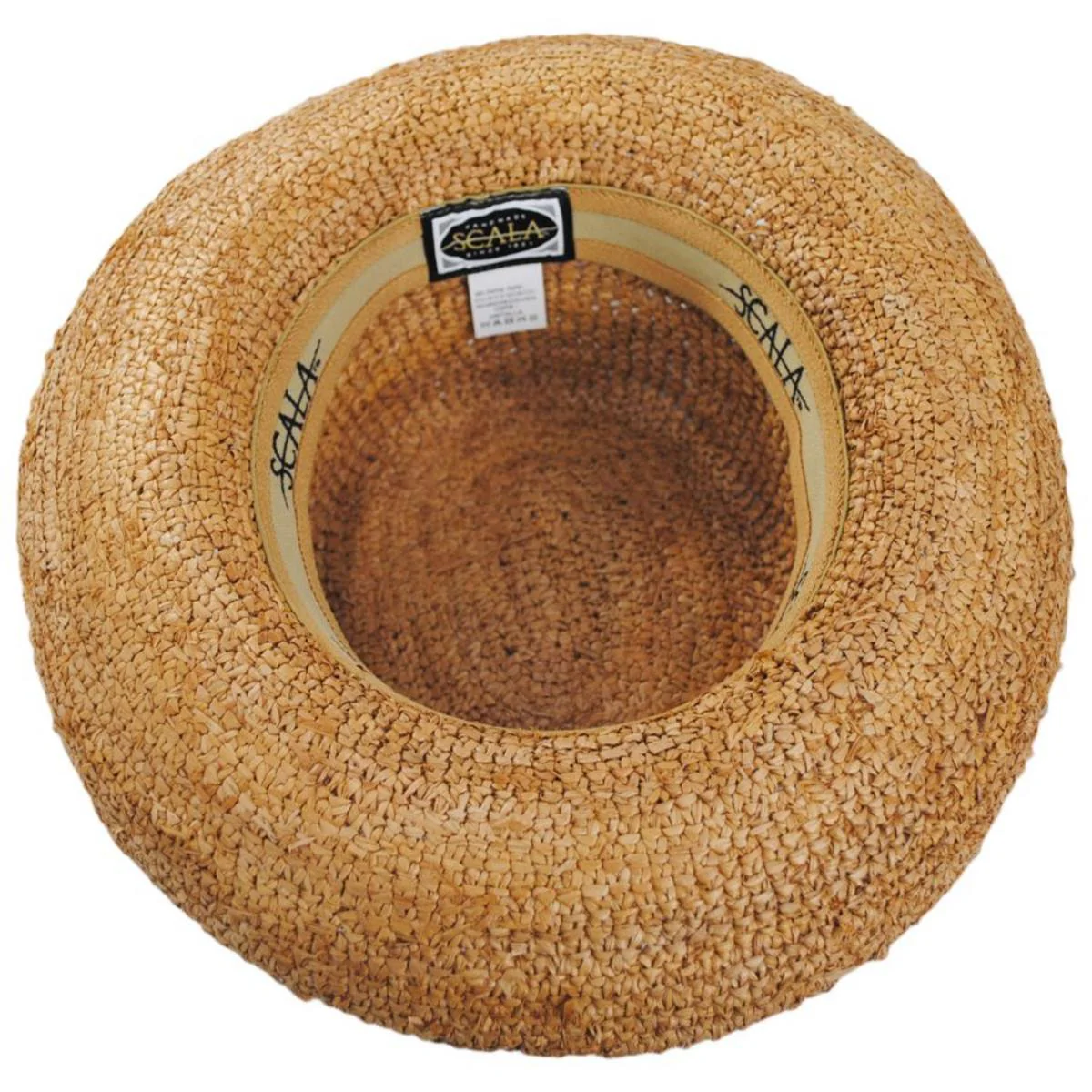 Twisted Raffia Straw Boater Hat - Image 7