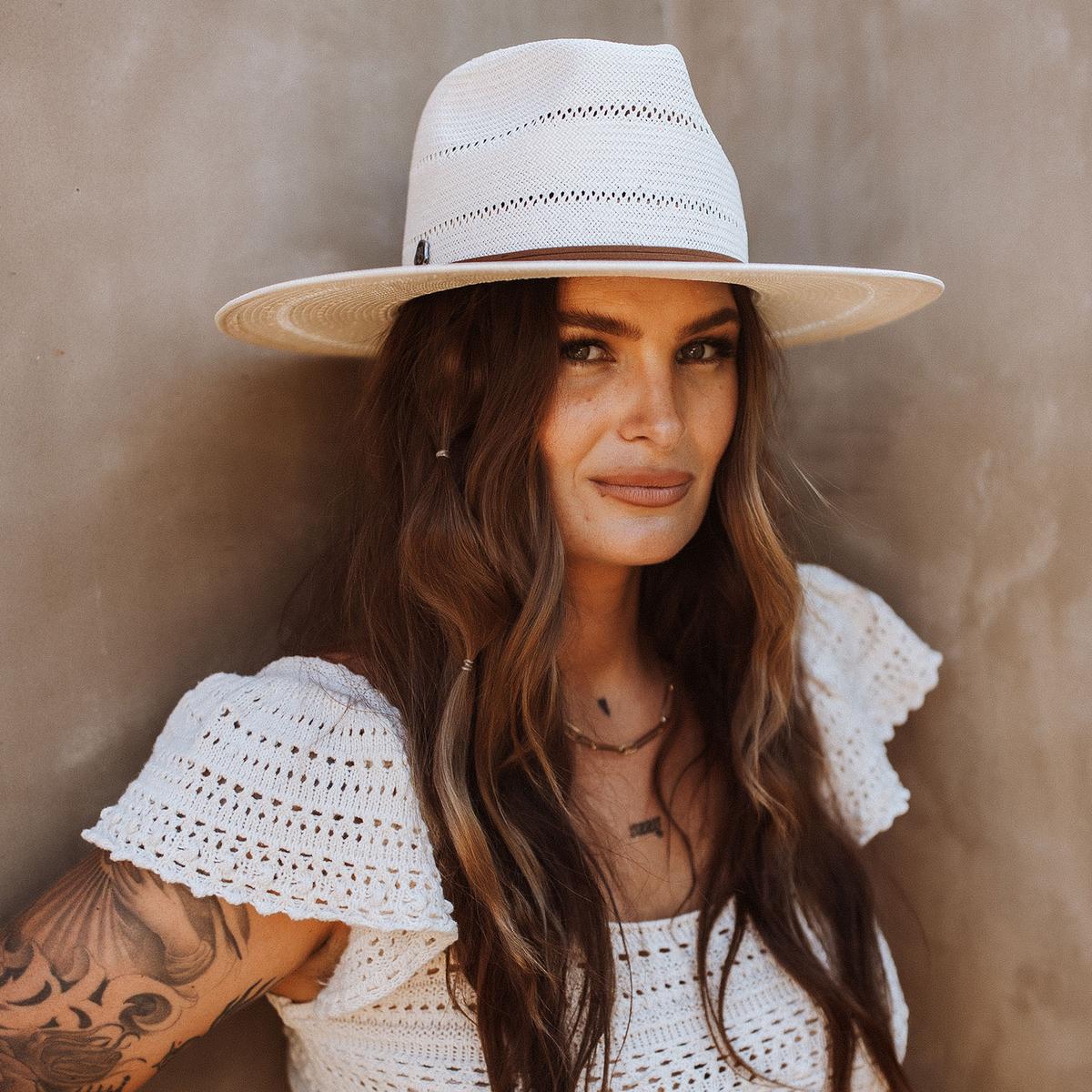 V.C. Adore You Toyo Straw Fedora Hat - Image 6