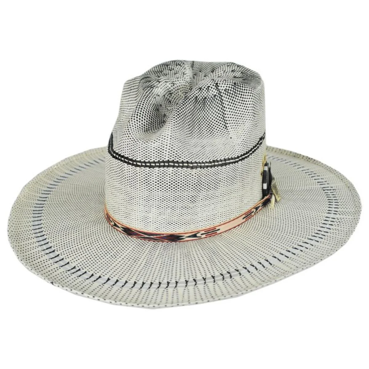 V.C. Flush Bangora Straw Fedora Hat