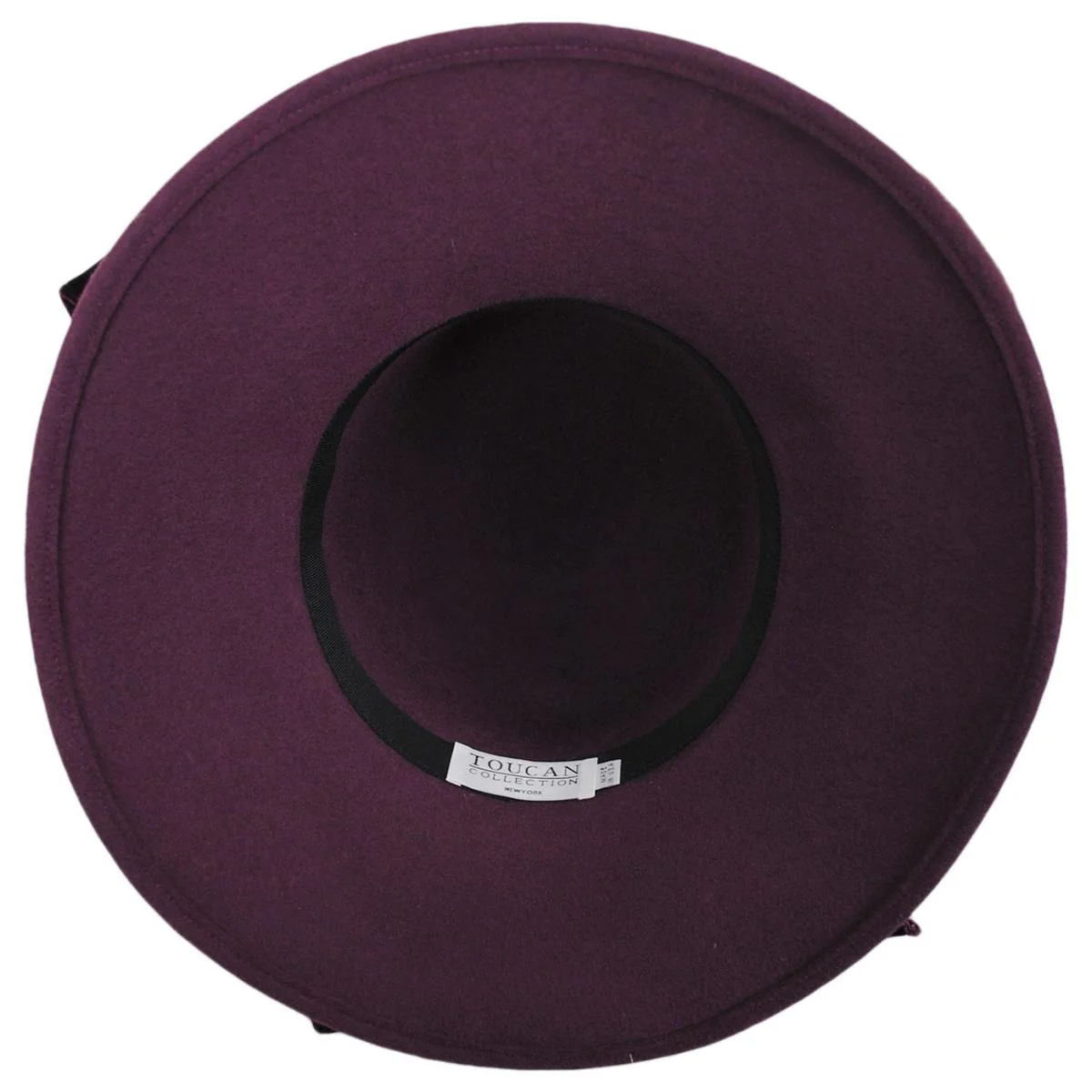 Velvet Waterfall Wool Felt Lampshade Dress Hat - Made to Order - Image 7