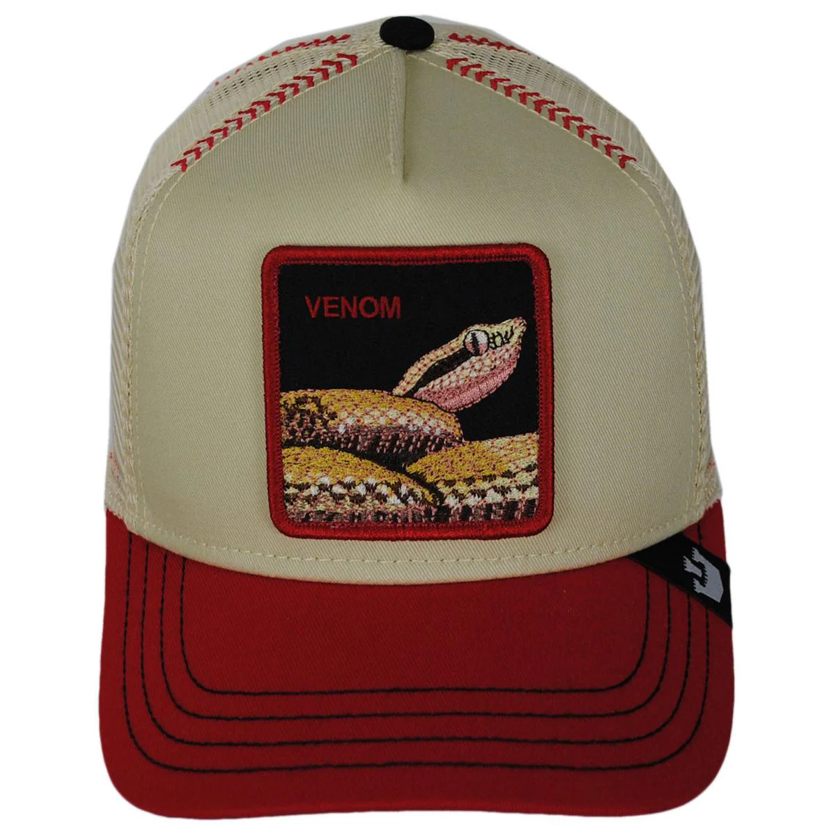 Venom Mesh Trucker Snapback Baseball Cap - Image 2