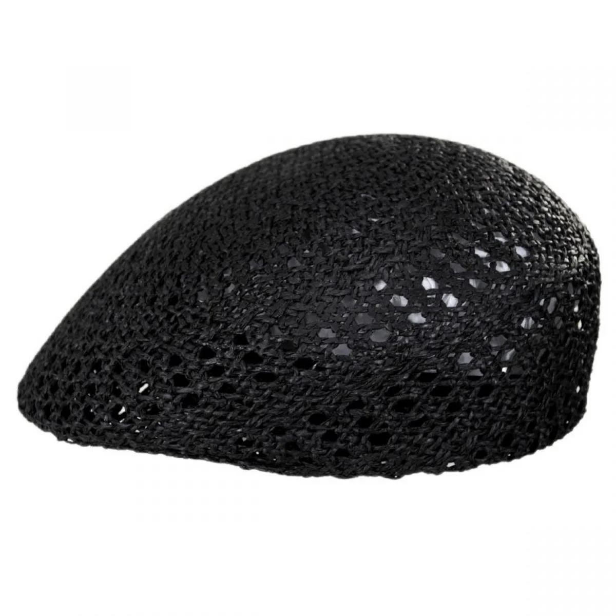 Vented Toyo Straw Ascot Ivy Cap - Image 3