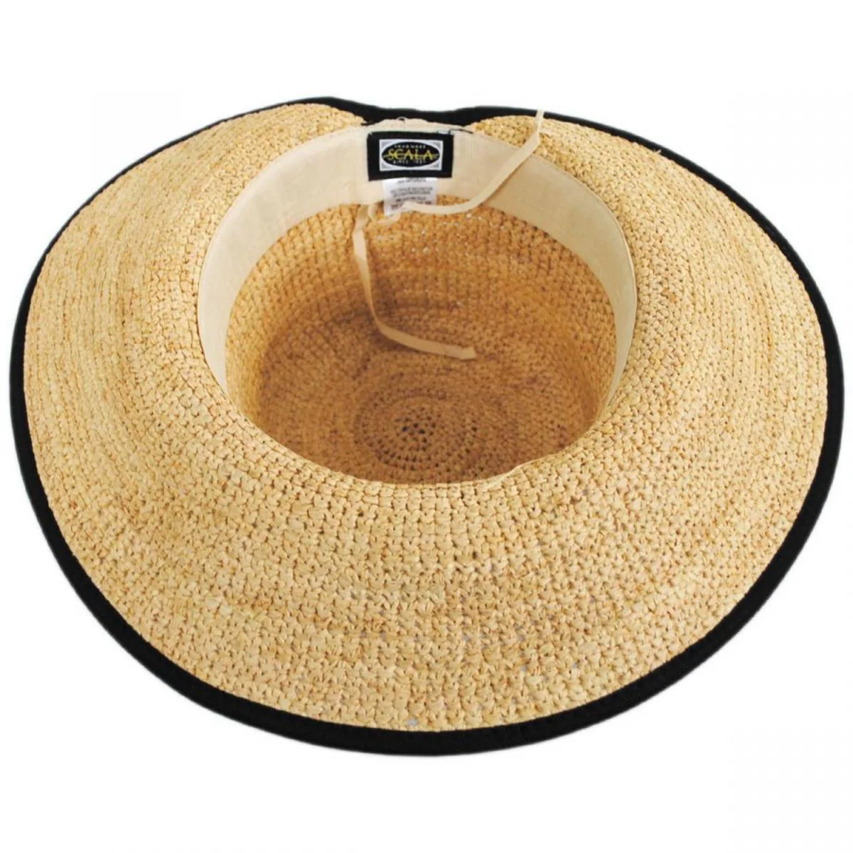 Via Garibaldi Raffia Straw Facesaver Hat - Image 4