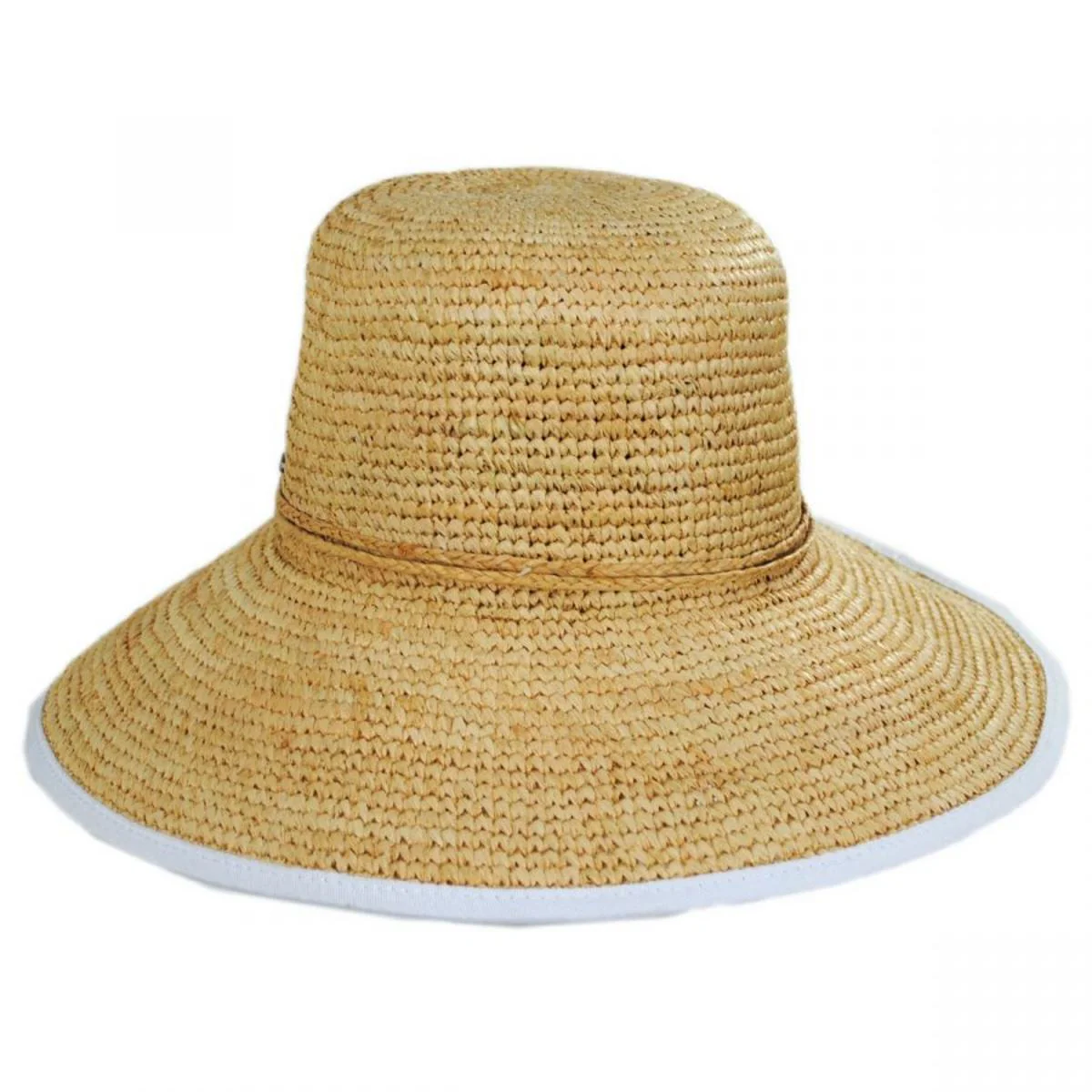 Via Garibaldi Raffia Straw Facesaver Hat - Image 6