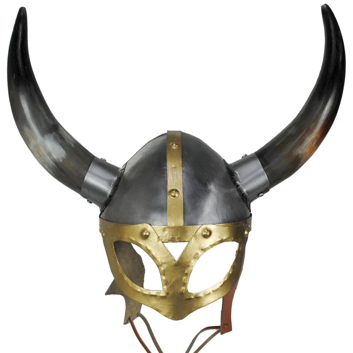 Viking Helmet With Mask and Horns - Image 4