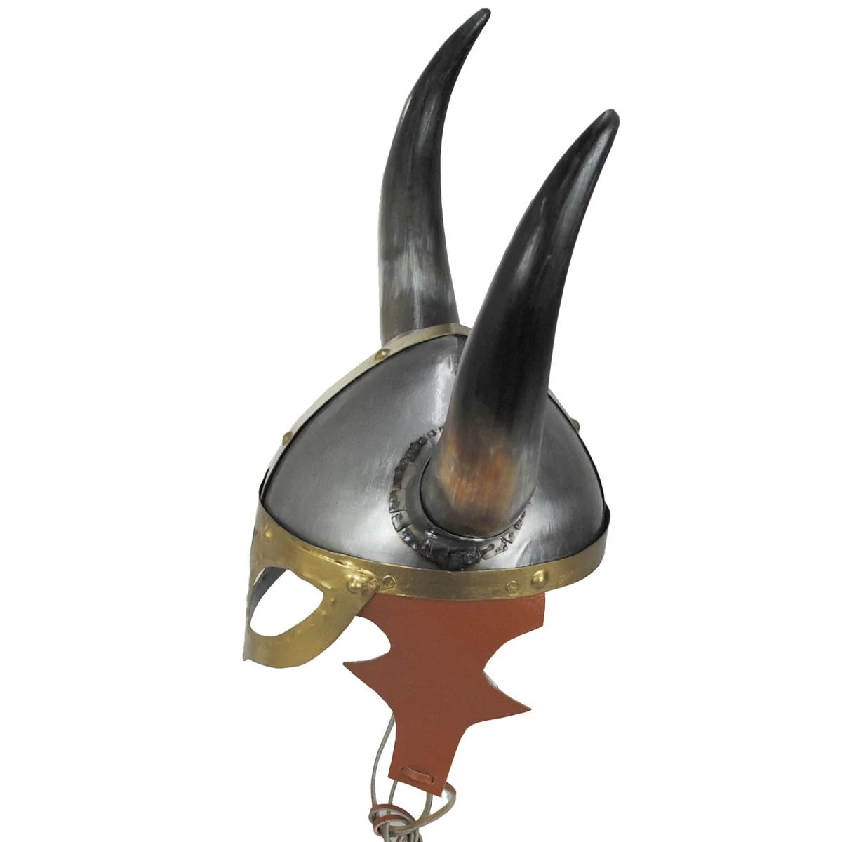 Viking Helmet With Mask and Horns - Image 5