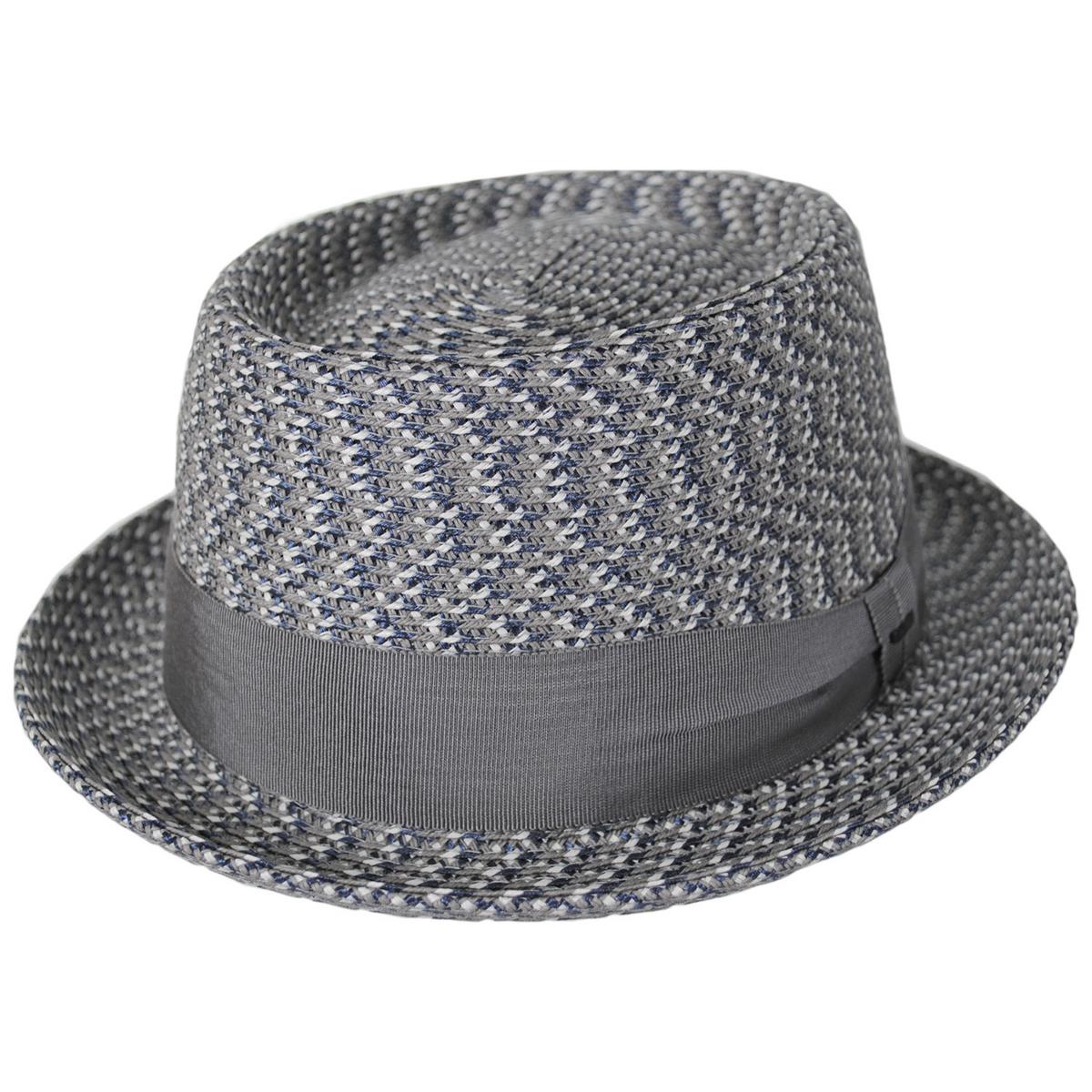 Waits Sewn Braid Straw Pork Pie Hat - Image 13