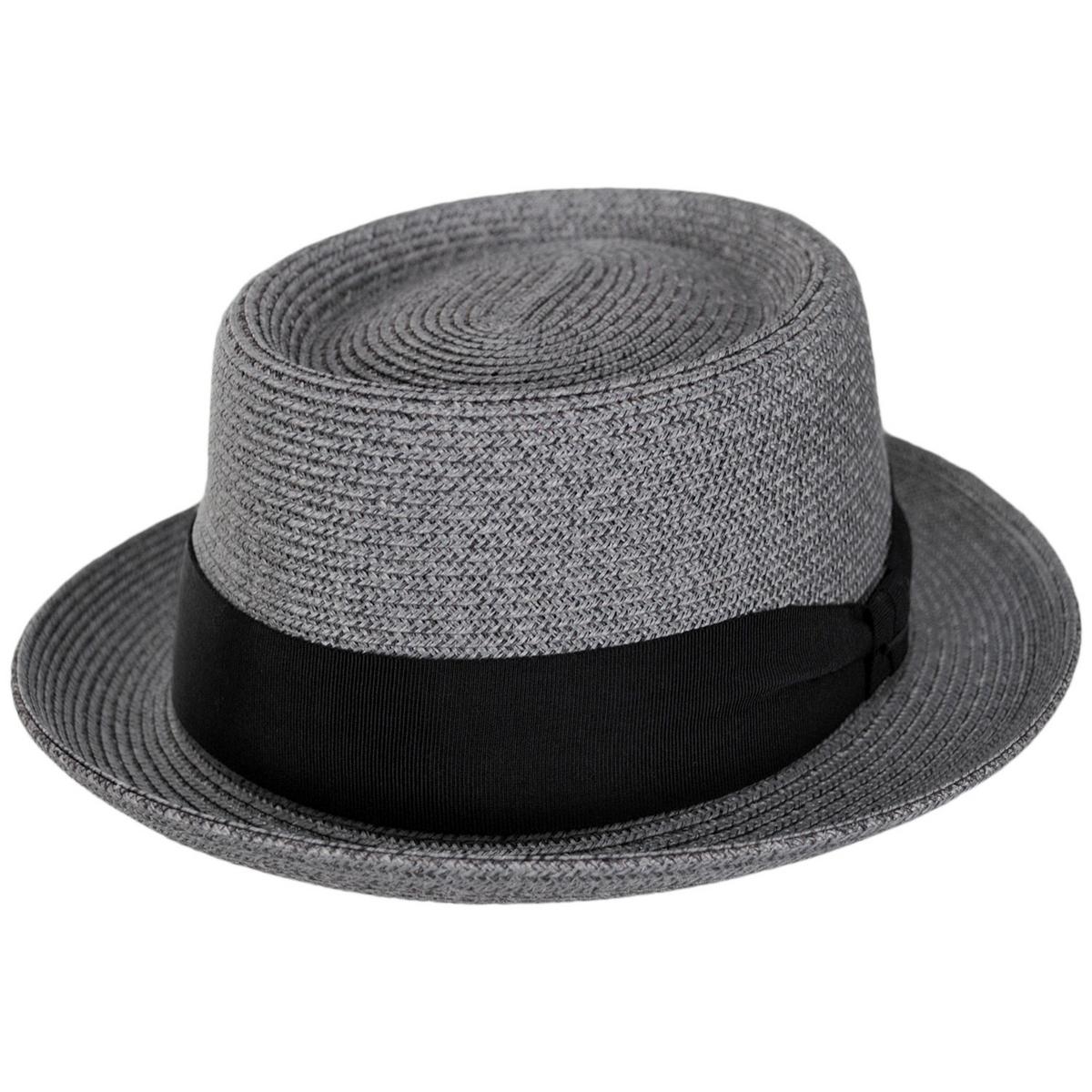 Waits Sewn Braid Straw Pork Pie Hat - Image 21