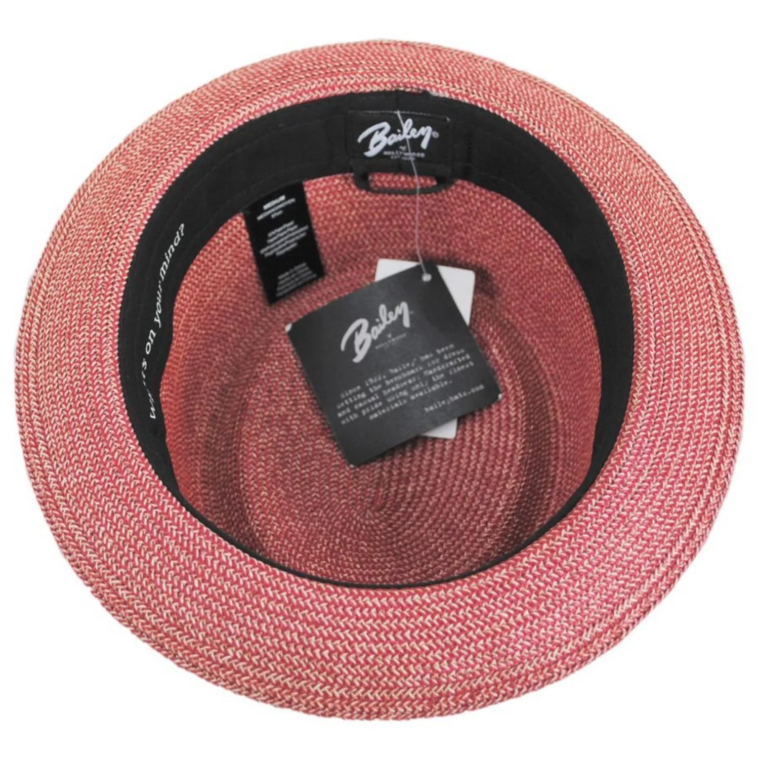 Waits Sewn Braid Straw Pork Pie Hat - Image 25