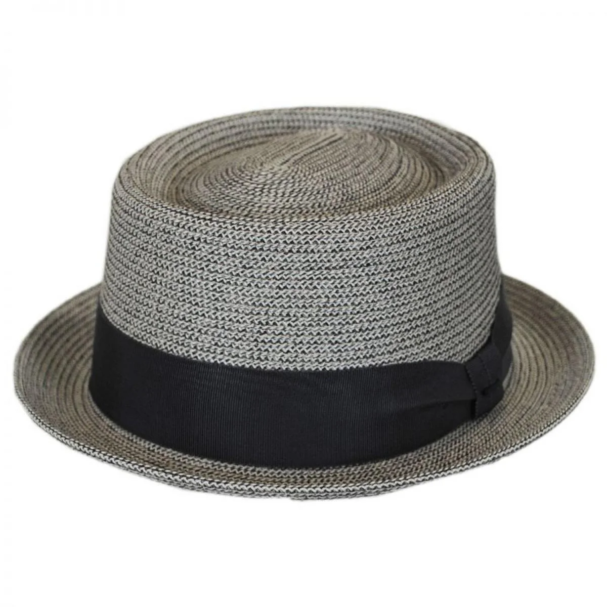 Waits Sewn Braid Straw Pork Pie Hat - Image 4