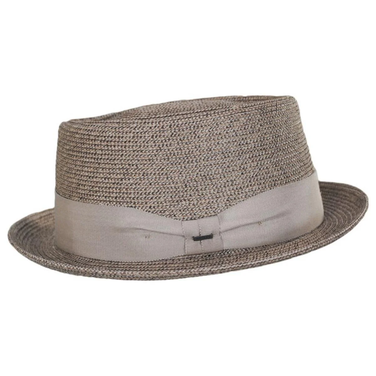 Waits Sewn Braid Straw Pork Pie Hat - Image 7