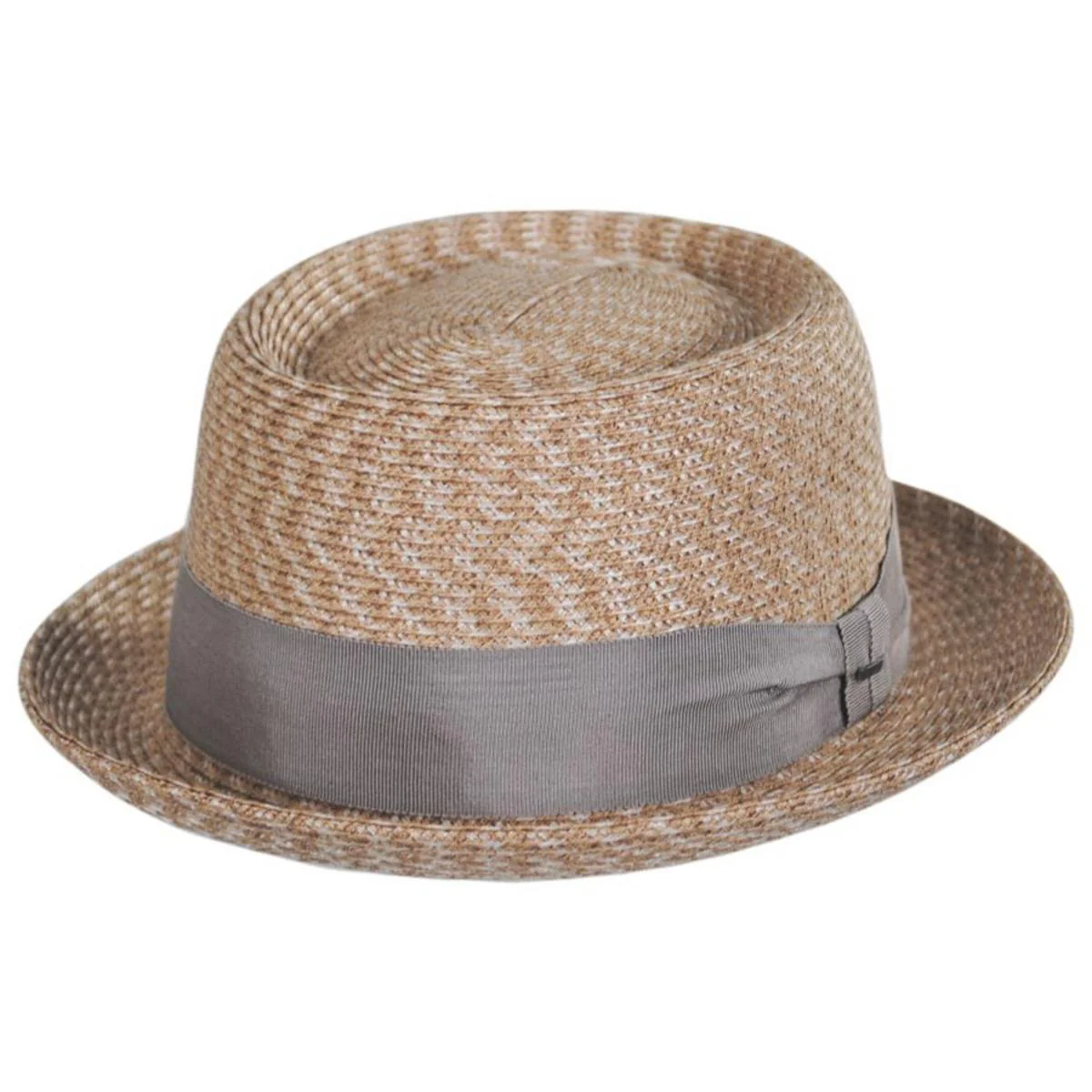 Waits Sewn Braid Straw Pork Pie Hat - Image 9