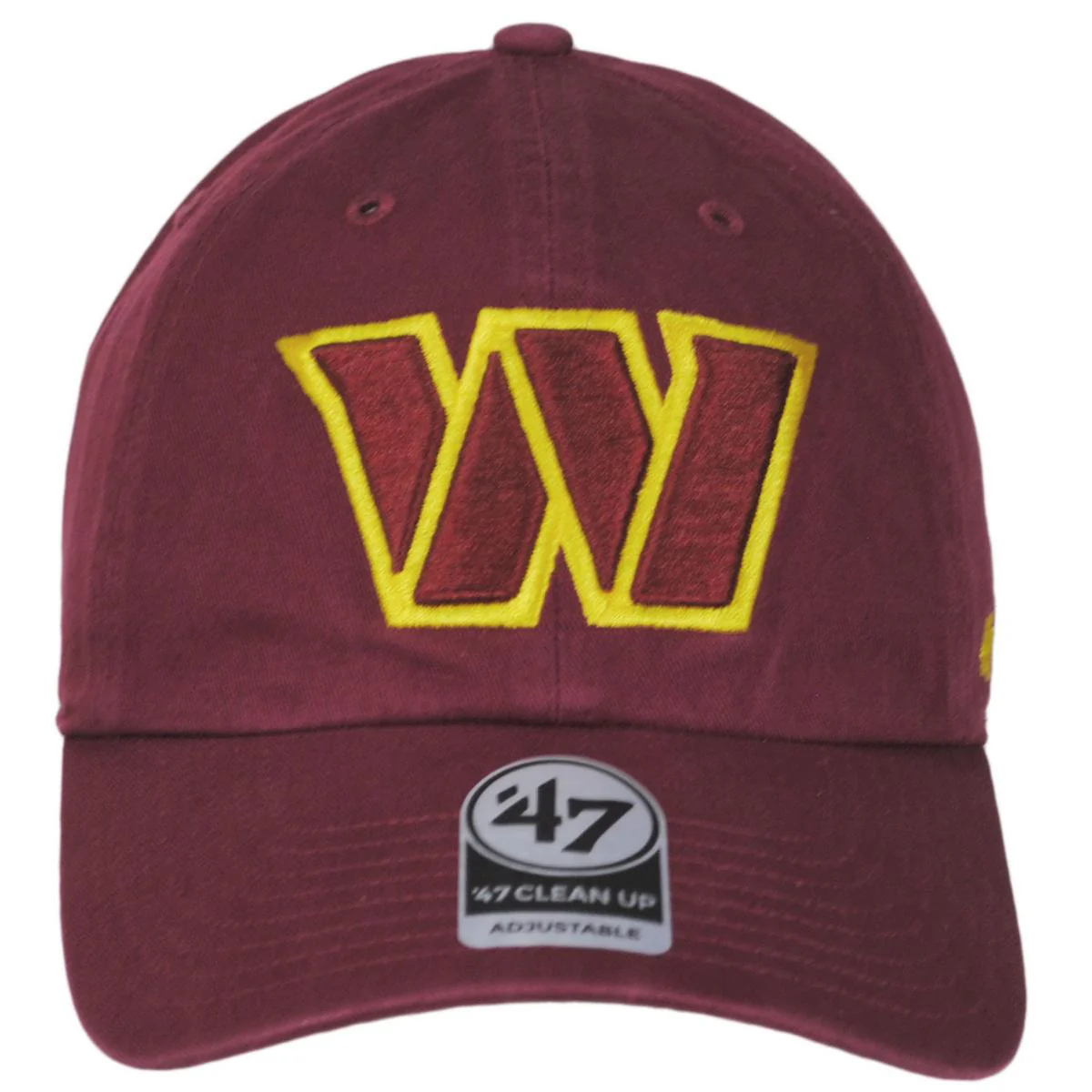 Washington Commanders NFL Clean Up Strapback Baseball Cap Dad Hat - Image 3