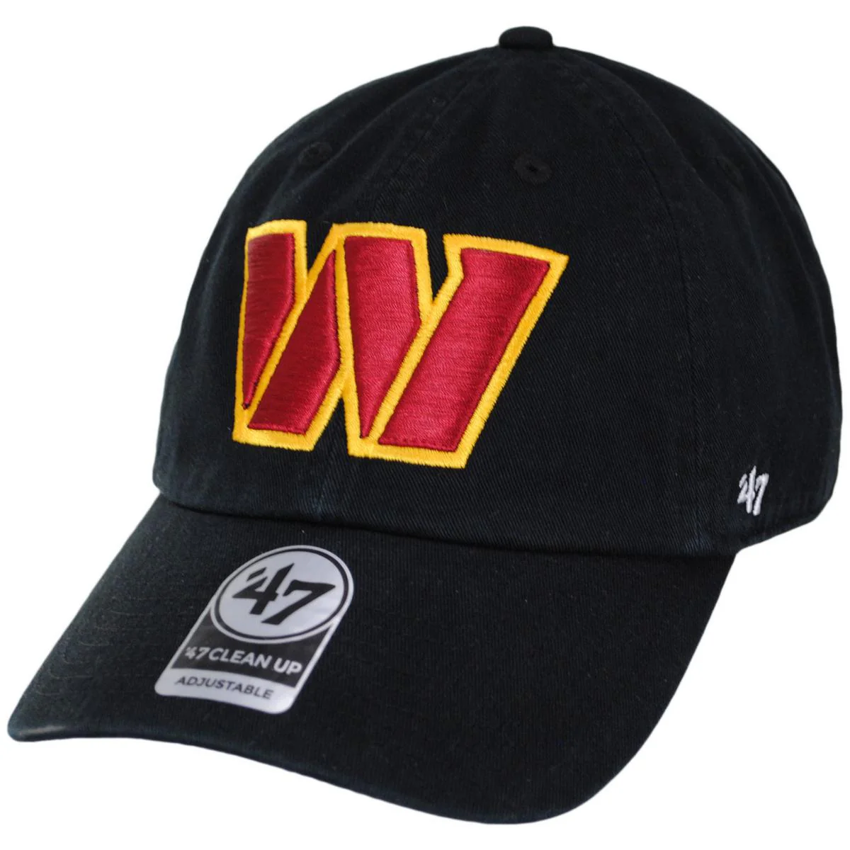 Washington Commanders NFL Clean Up Strapback Baseball Cap Dad Hat - Image 5