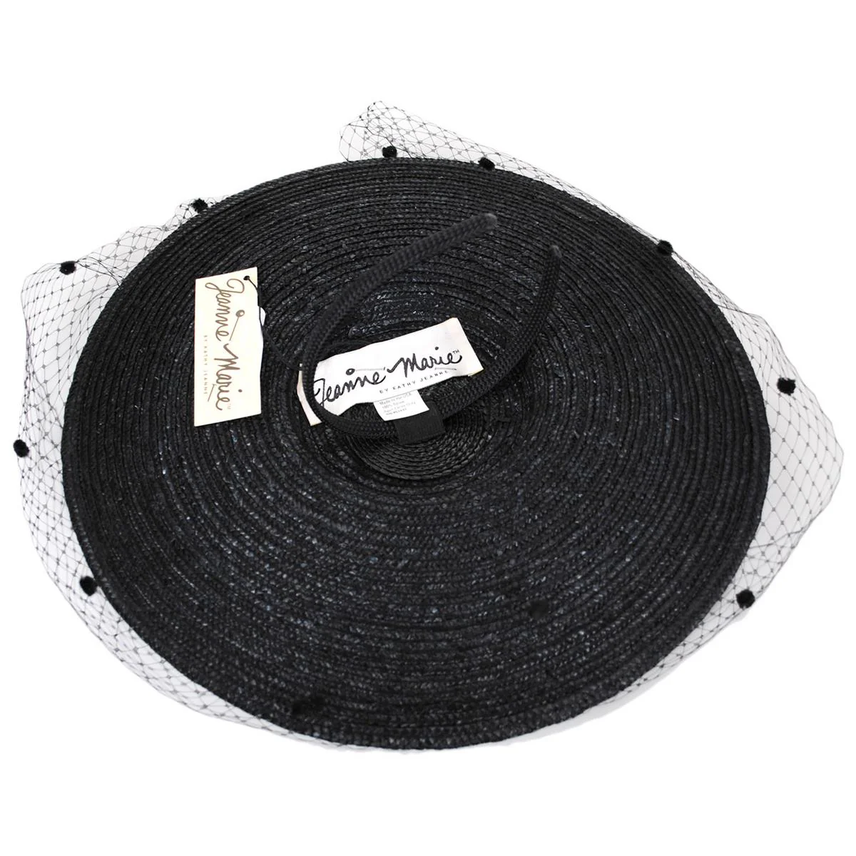 White Cherries Milan Straw Cartwheel Dress Hat - Image 5