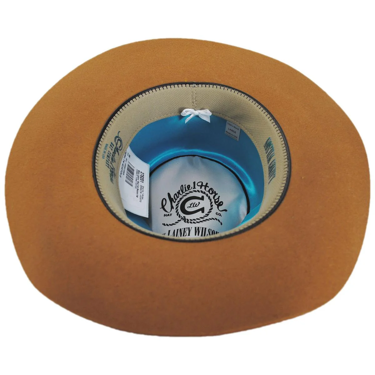 Lainey Wilson White Lightnin' Wool Felt Western Hat - Image 4