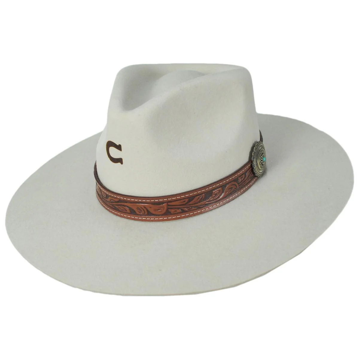 White Sands Wool Felt Rancher Fedora Hat - Image 3