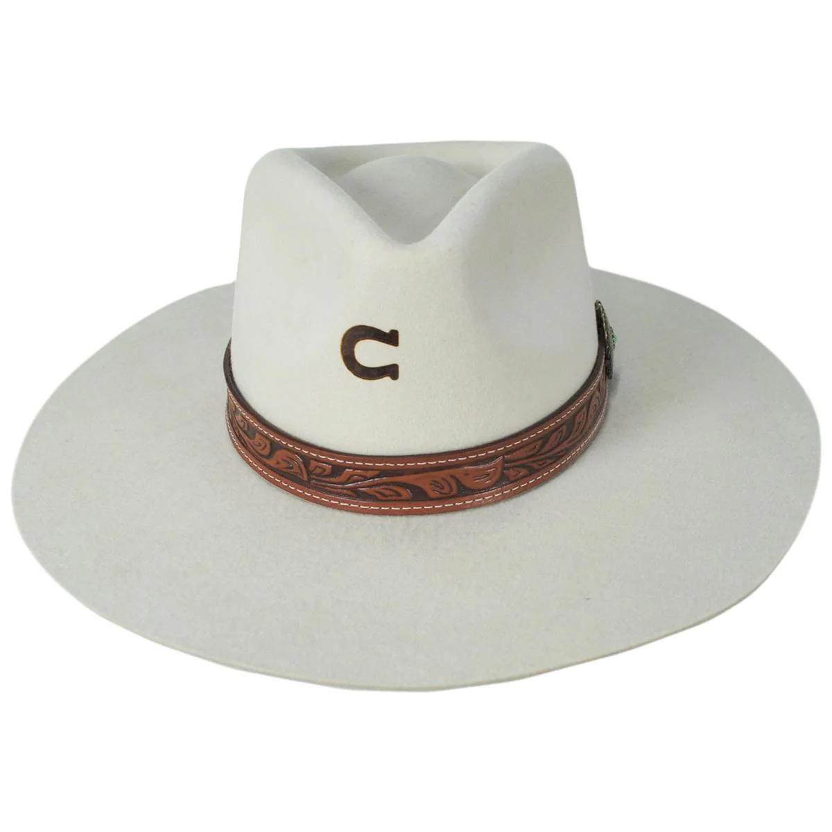 White Sands Wool Felt Rancher Fedora Hat - Image 5