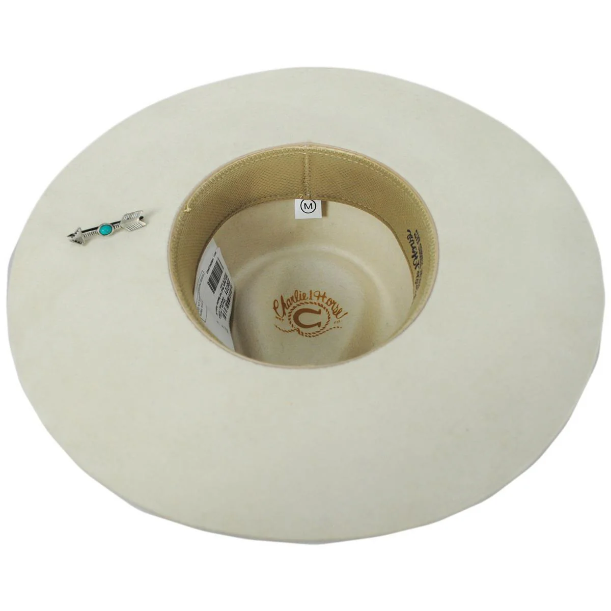 White Sands Wool Felt Rancher Fedora Hat - Image 6