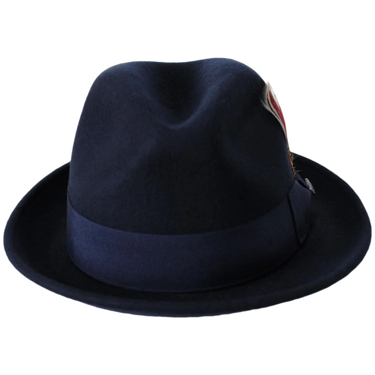 Wholesale Blues Crushable Wool Felt Trilby Fedora Hat B2B Pre-Pack - Image 14