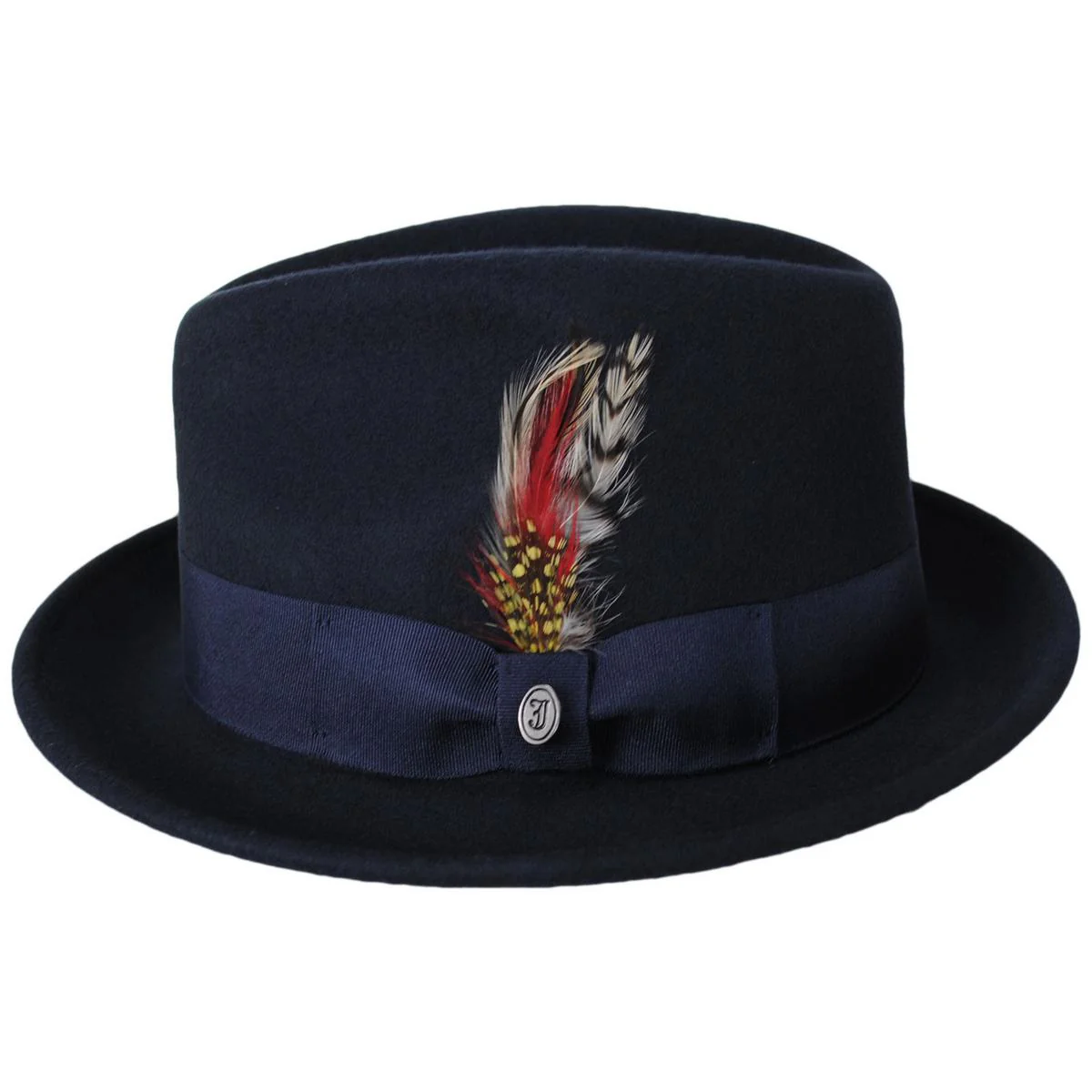 Wholesale Blues Crushable Wool Felt Trilby Fedora Hat B2B Pre-Pack - Image 15