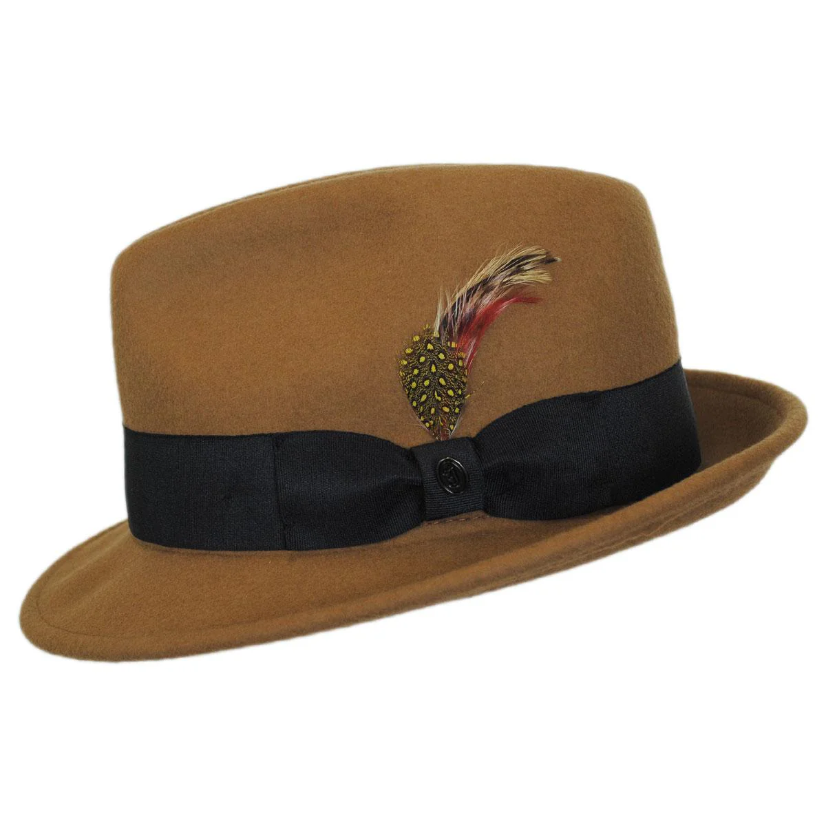 Wholesale Blues Crushable Wool Felt Trilby Fedora Hat B2B Pre-Pack - Image 19