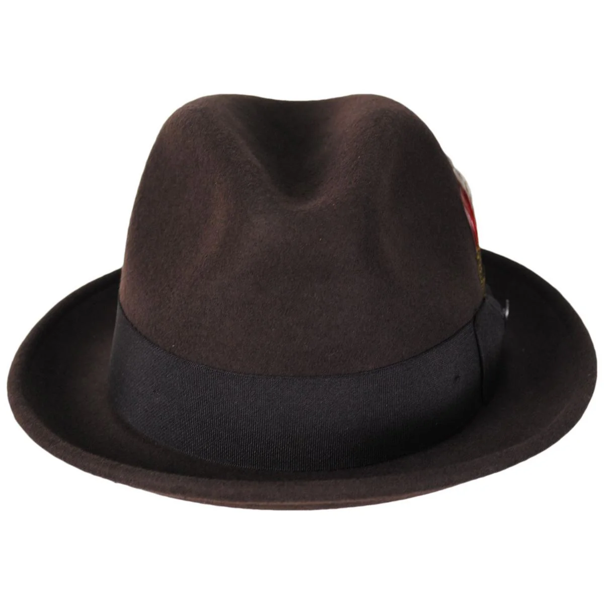 Wholesale Blues Crushable Wool Felt Trilby Fedora Hat B2B Pre-Pack - Image 6