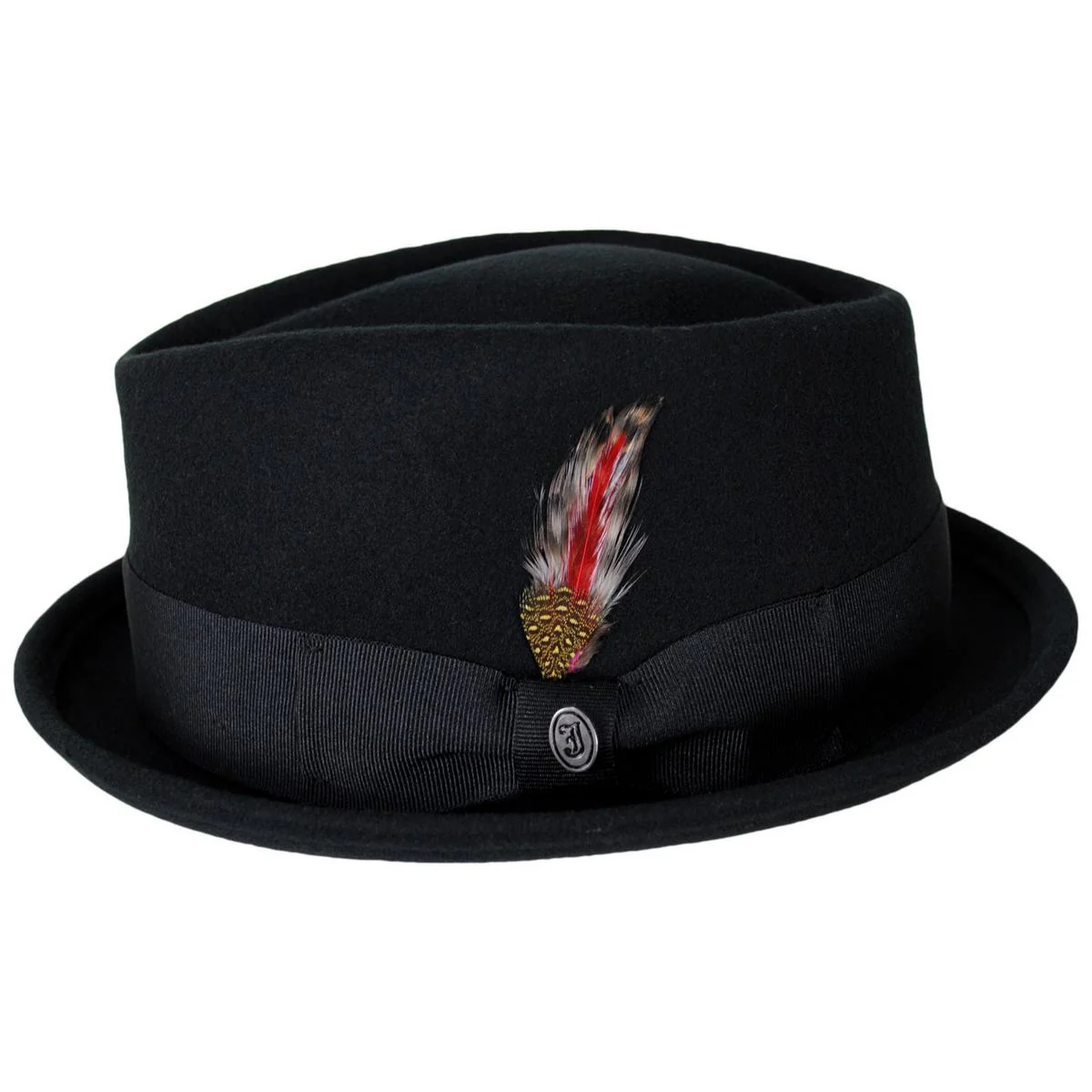 Wholesale Crushable Wool Felt Diamond Crown Fedora Hat B2B Pre-Pack - Image 4