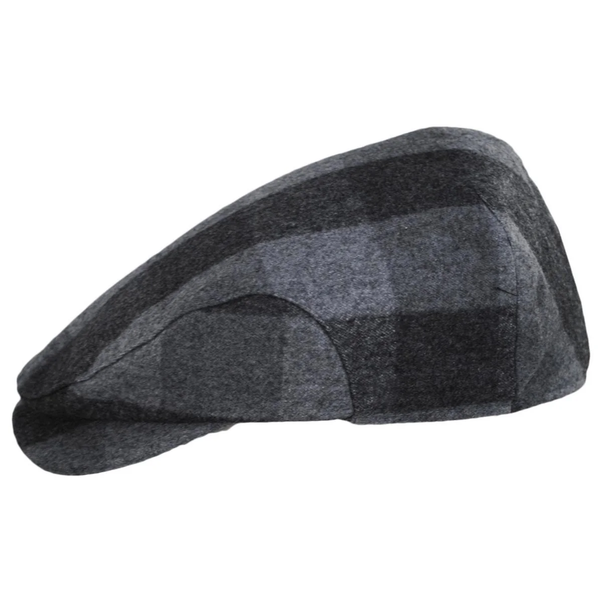 Wholesale Danbury Wool Check Square Bill Ivy Cap B2B Pre-Pack - Image 3