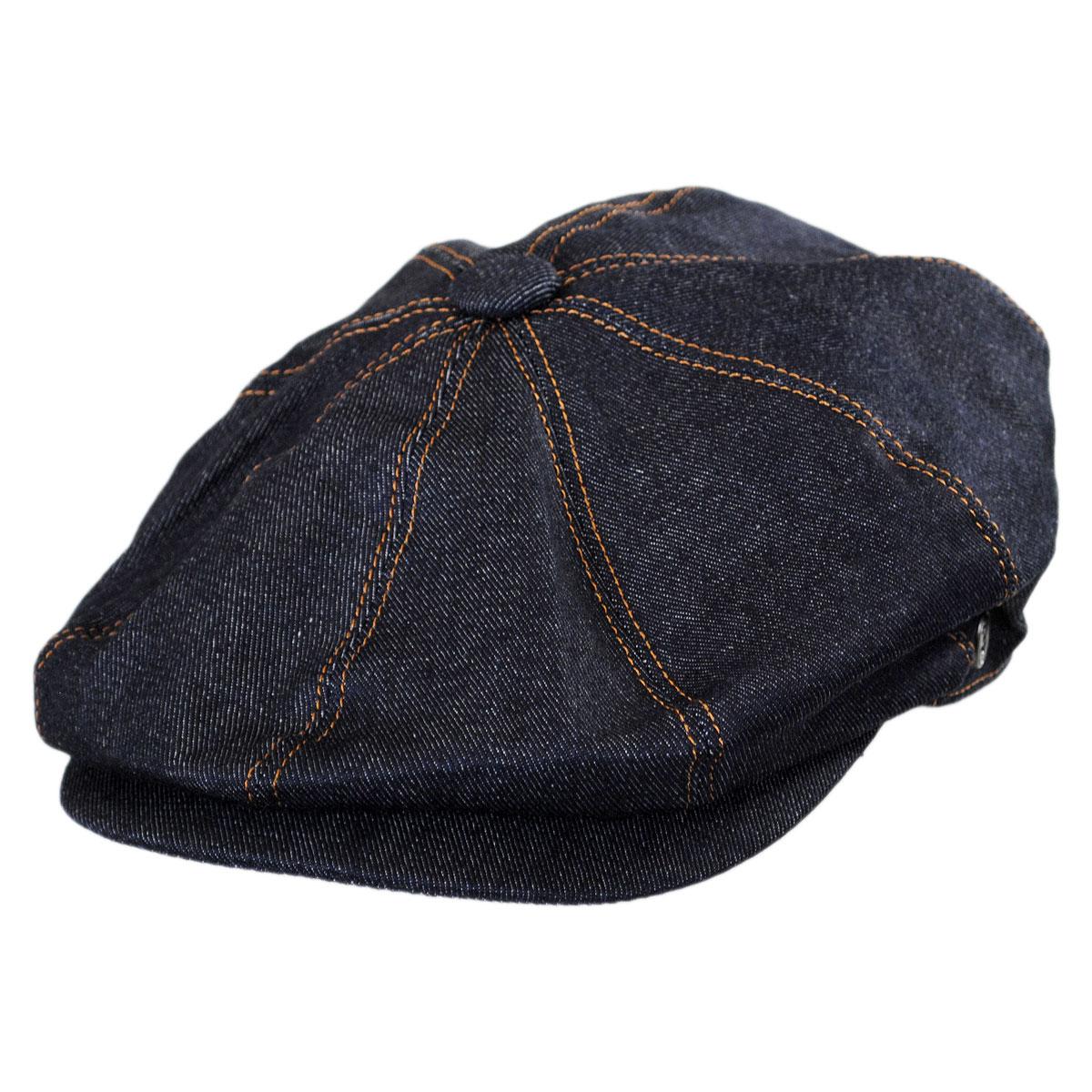 Wholesale Denim Cotton Newsboy Cap B2B Pre-Pack