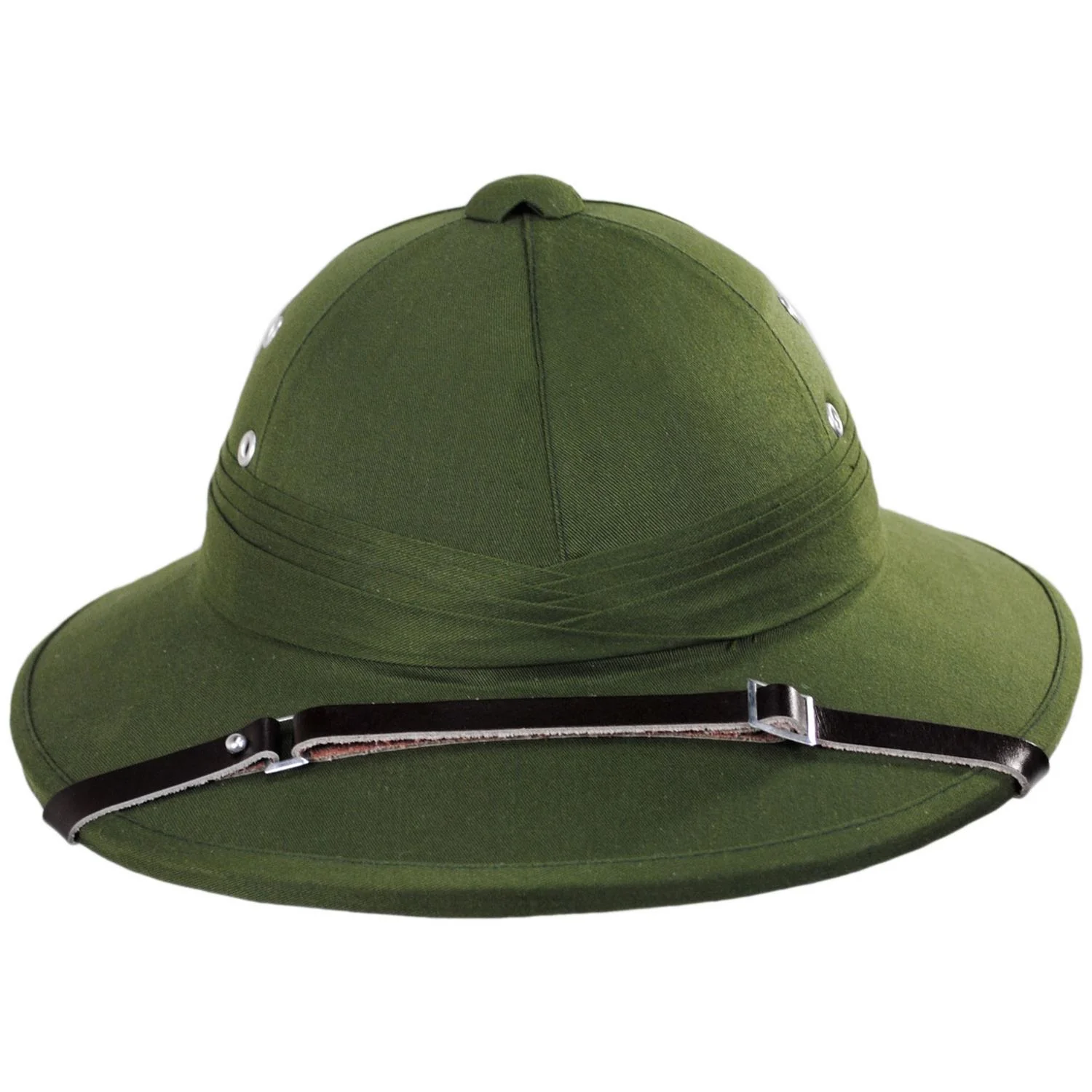 Wholesale French Pith Helmet B2B Pre-Pack - Olive Green - Image 2