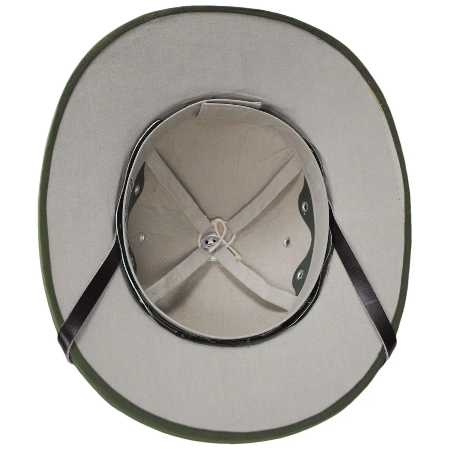 Wholesale French Pith Helmet B2B Pre-Pack - Olive Green - Image 4