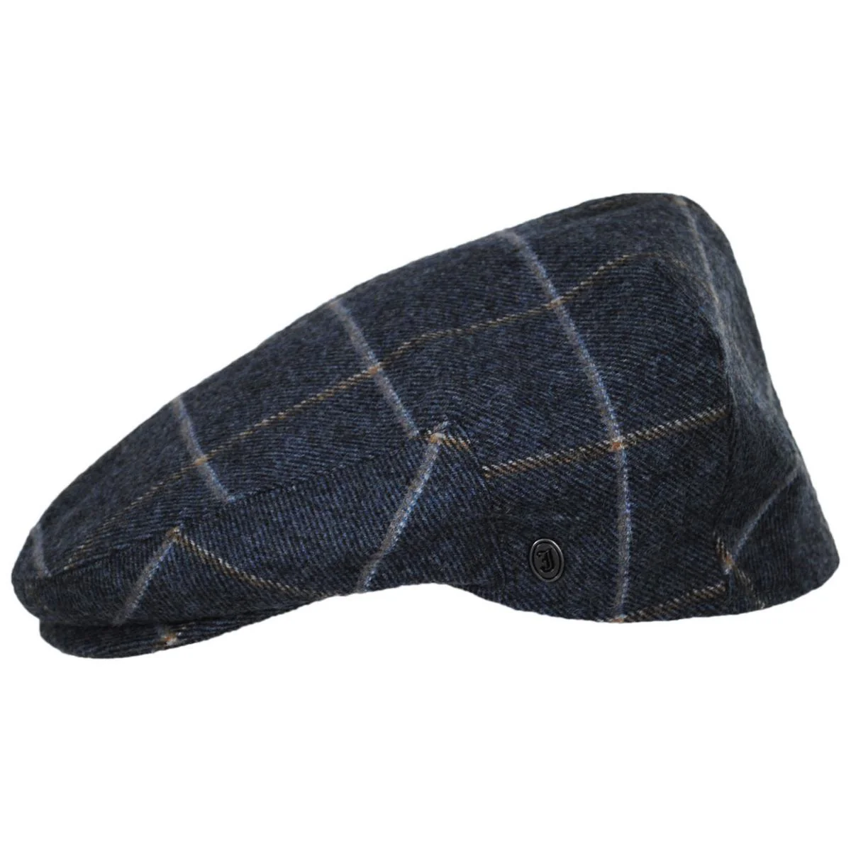 Wholesale Gaslamp Windowpane Plaid Wool Blend Ivy Cap B2B Pre-Pack - Image 3